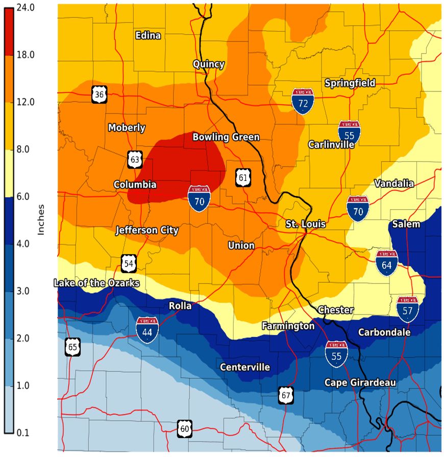 These are the alltime biggest snows in St. Louis